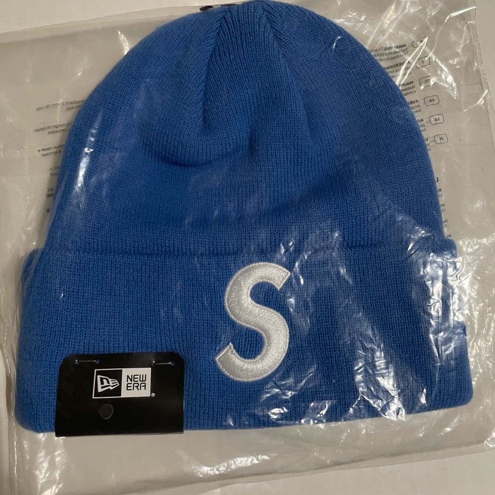 Supreme Blue S Logo Beanie FW24